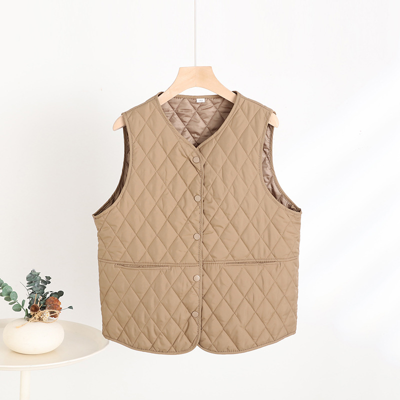 Ženski vest u kardigan stilu za svakodnevnu vožnju, V-izrez, punilo sličnog svili, glavna tkanina 90–95% Spandex