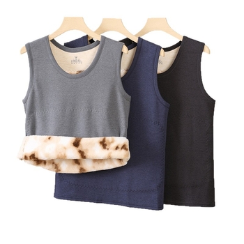 Ženska flis vesta, topla poliester tkanina, kardigan stil, za žene srednje dobi i starije, zima 2025