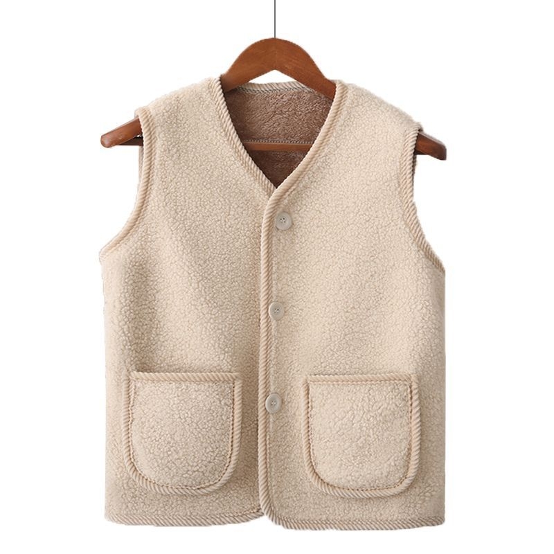 Houndstooth mintázatú mellény fleece béléssel, poliészter anyagból, töltet poliészter-pamut, nőknek, őszi-téli 2024