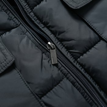 Férfi pamut mellény fleece béléssel idős korban, testhez álló szabás, töltet poliészter, alapanyag poliészter