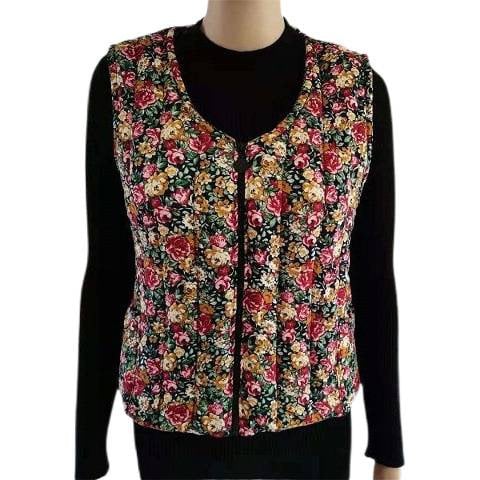 Vestă pentru femei - decolteu în V, viscoză 90-95%, lână de oaie, lungime 50-65 cm