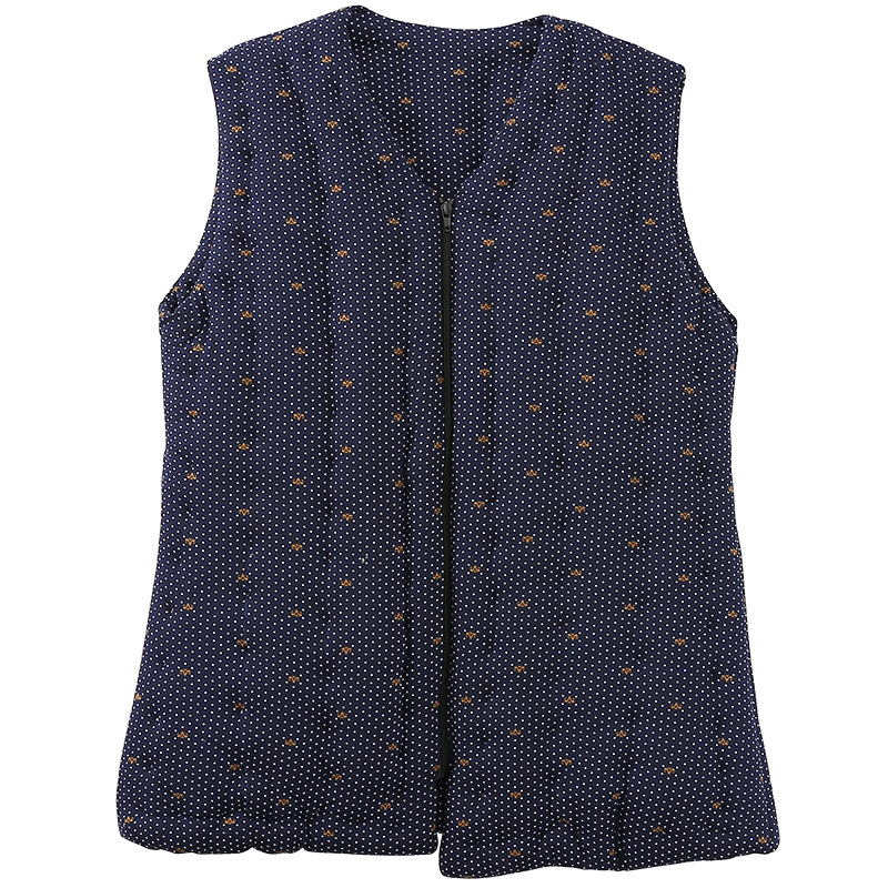 Ručna izrada muška pamučna vesta, zimska, debela i topla, slim fit kroj, karirani uzorak