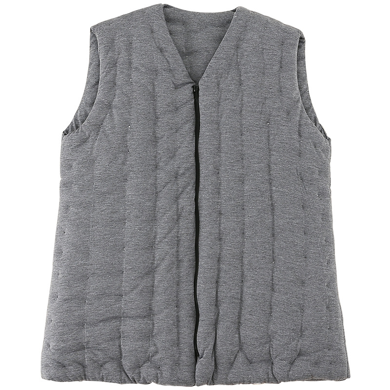 Ručna izrada muška pamučna vesta, zimska, debela i topla, slim fit kroj, karirani uzorak
