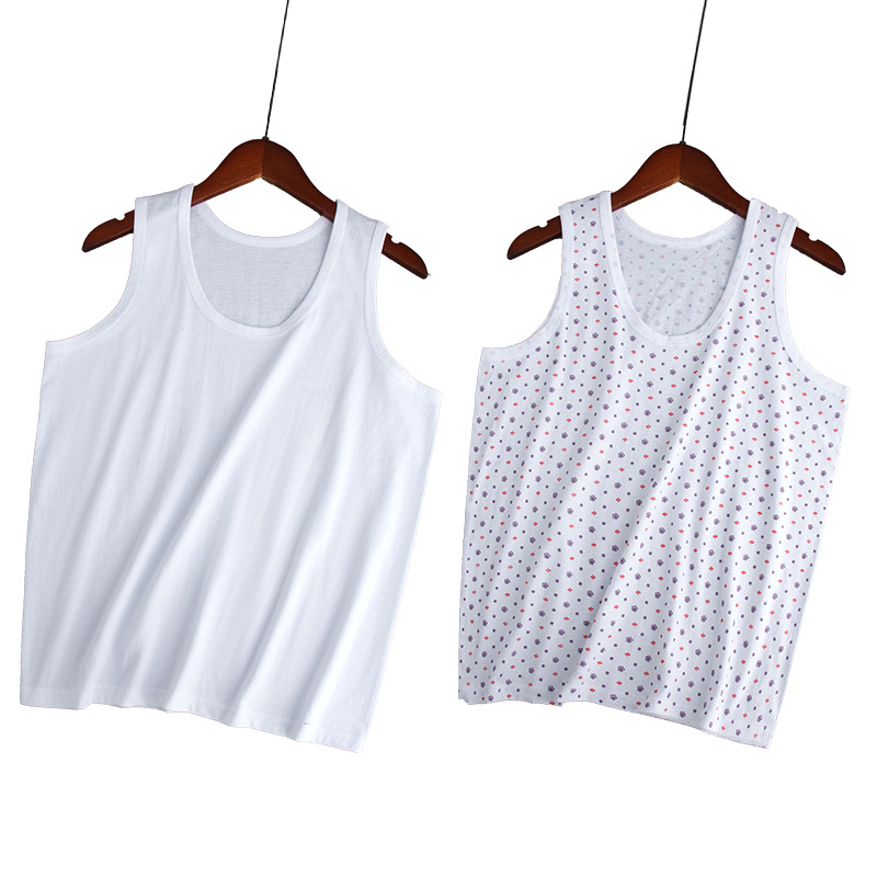 Moteriška medvilninė liemenė su plačiomis pečių juostomis, 100% medvilnė, apvali kaklo linija, plonas audinys 121–140 g/m2, tinkama visoms sezonoms.