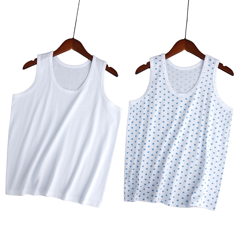 Moteriška medvilninė liemenė su plačiomis pečių juostomis, 100% medvilnė, apvali kaklo linija, plonas audinys 121–140 g/m2, tinkama visoms sezonoms.