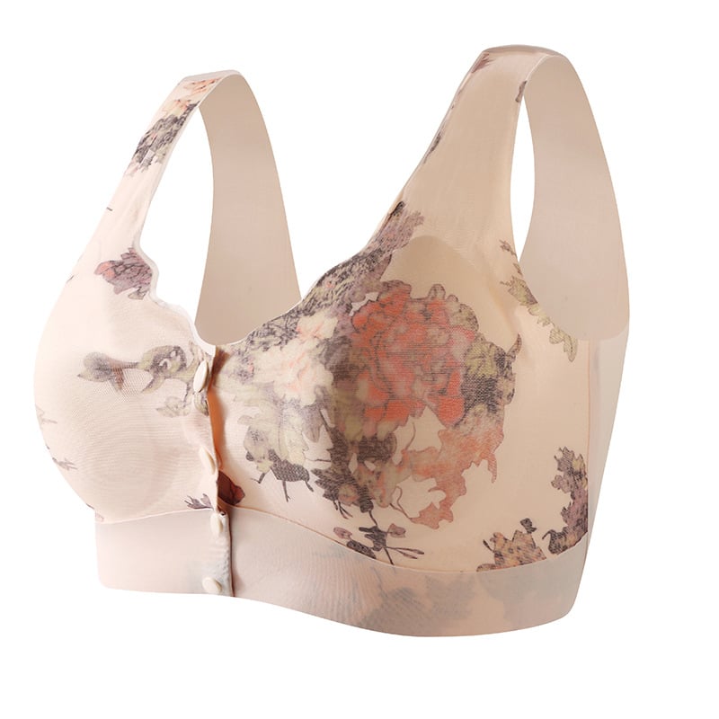 Bezšivni grudnjak u stilu veste s prednjim zatvaranjem, dišući mrežasti materijal, šalice od pjene