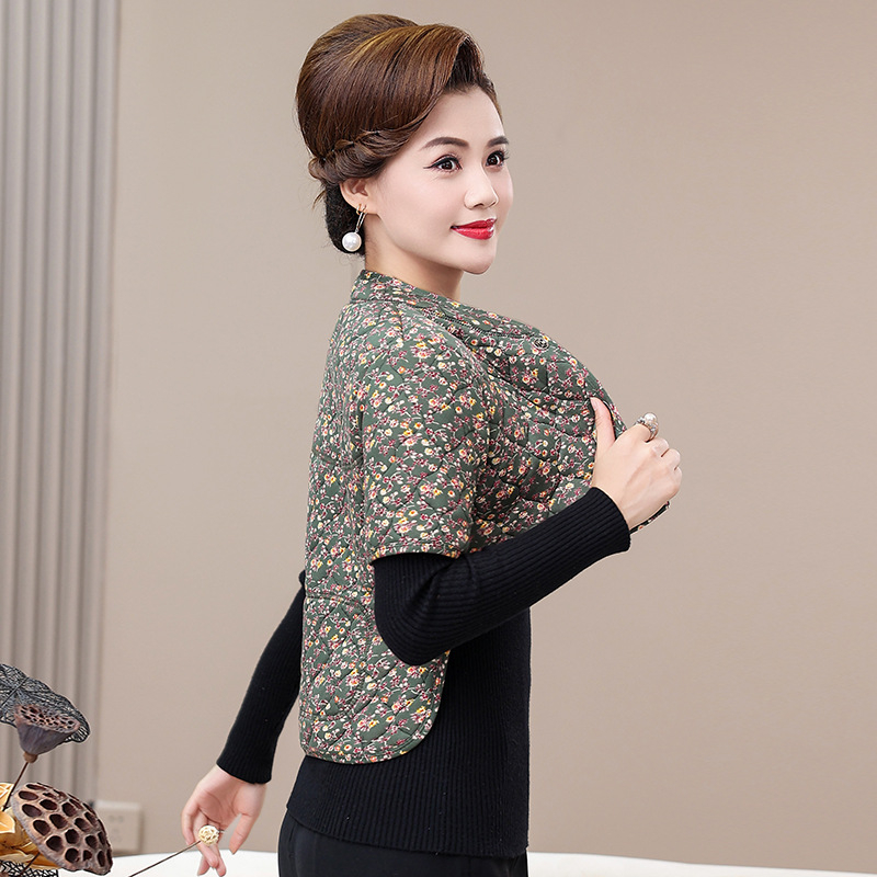 Șal-Încălzitor pentru Umar și Gât pentru Somn, căptușit cu fleece, mâneci lungi, pentru femei de vârstă mijlocie și în vârstă, protecție împotriva frigului, pentru toate anotimpurile