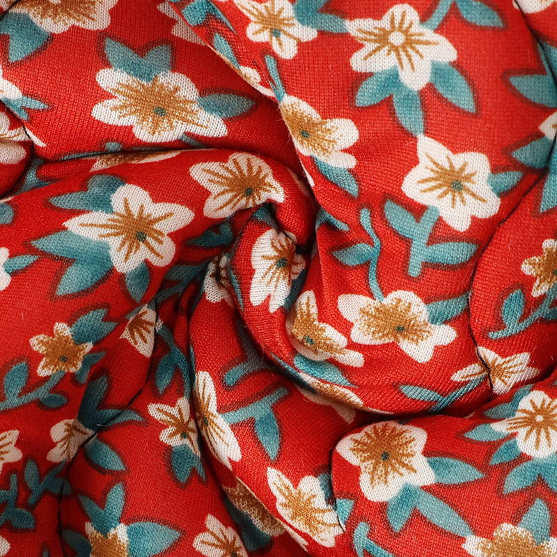 Vestă din corduroy cu blană de iepure, imprimeu floral, lungime medie, exterior de toamnă-iarnă