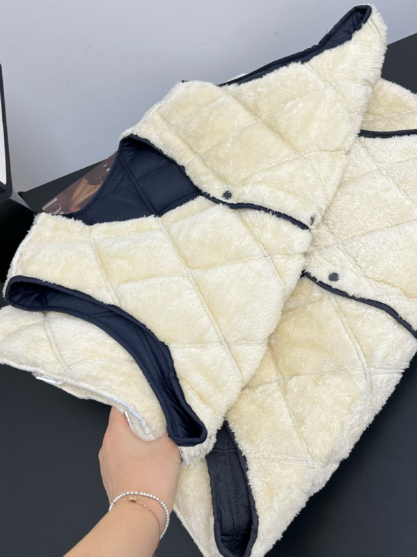 Vesta bărbați din poliester și PU, model romb, stil elegant de mers la serviciu, lungime normală.