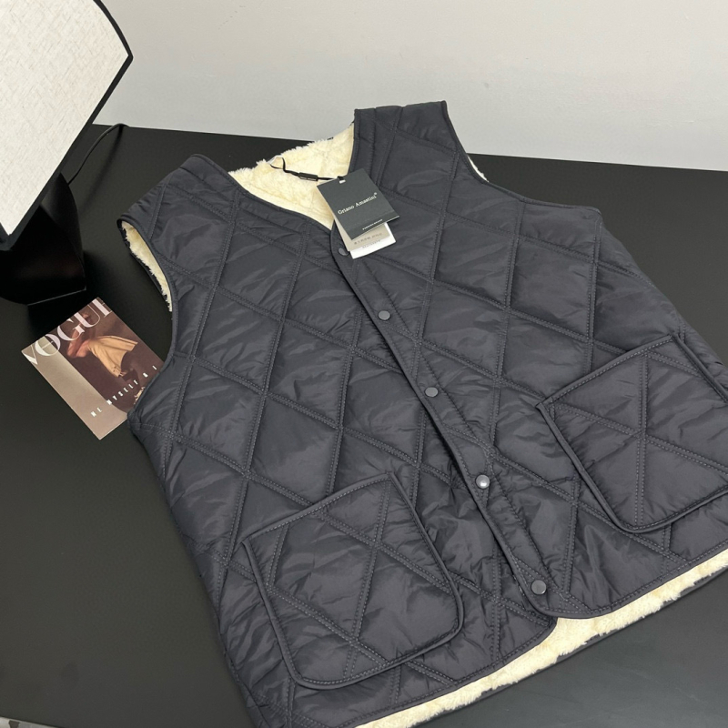 Vesta bărbați din poliester și PU, model romb, stil elegant de mers la serviciu, lungime normală.