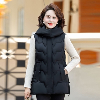 Ženska vesta za odrasle s V-izrezom, 90–95% rayon