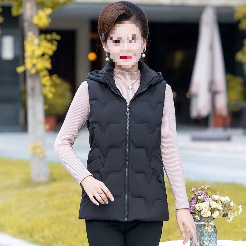 Ženska vesta za odrasle s V-izrezom, 90–95% rayon