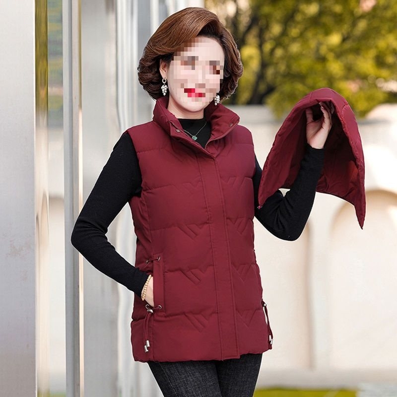 Ženska vesta za odrasle s V-izrezom, 90–95% rayon