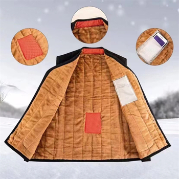 Vesta za osobe srednje dobi i starije, debelo prešivena poliester tkanina, izgled imitacije kašmira, bez ovratnika, ležerni gradski stil