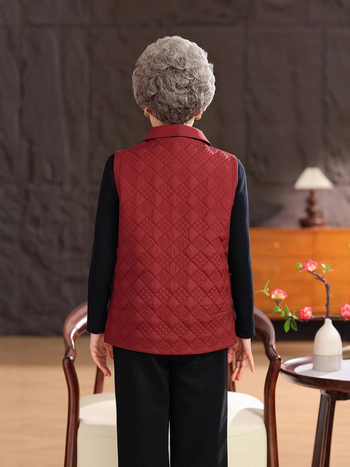 Vesta pentru femei pentru toamnă 2025 cu broderie florală, poliester peste 95%, stil elegant