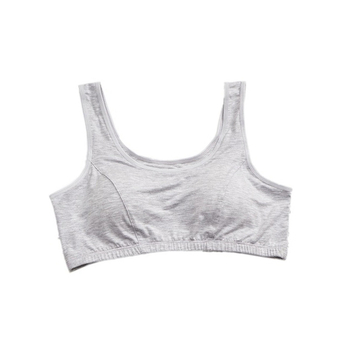 Дамски памучен безжичен сутиен-жилетка – пълна чашка, тънки формовани чашки; фиксирани двойни презрамки; задно закопчаване с един ред куки; 95% памук