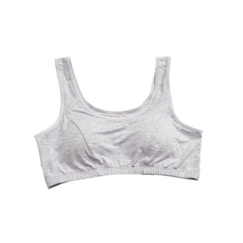 Дамски памучен безжичен сутиен-жилетка – пълна чашка, тънки формовани чашки; фиксирани двойни презрамки; задно закопчаване с един ред куки; 95% памук