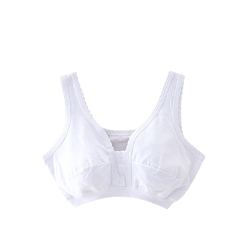 Medvilninė liemenėlė-vest, be formuojamų kaušių, kvėpuojanti, su fiksuotais dvigubais petnešomis