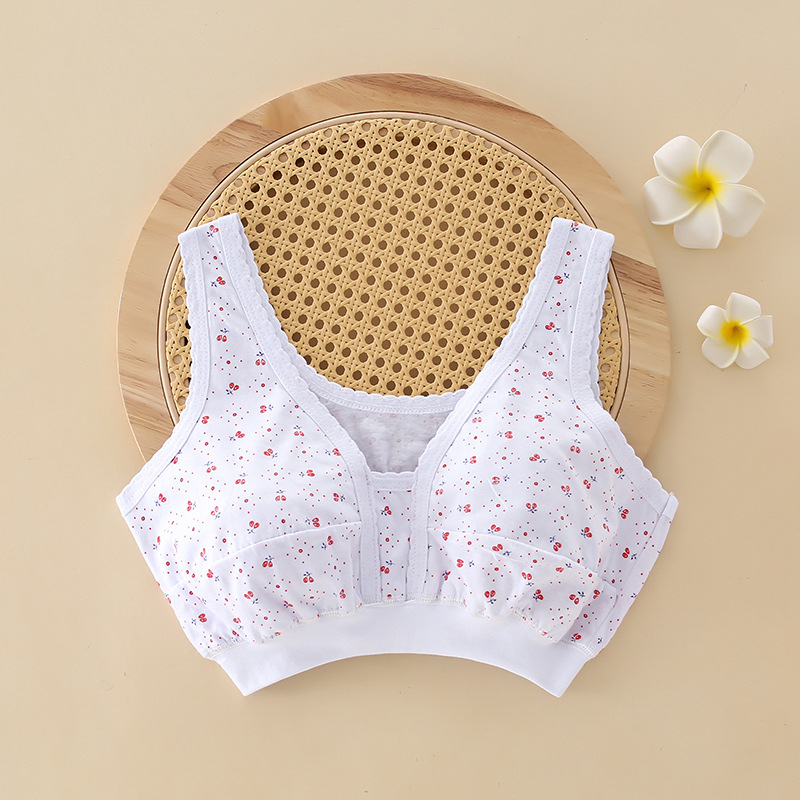 Medvilninė liemenėlė-vest, be formuojamų kaušių, kvėpuojanti, su fiksuotais dvigubais petnešomis