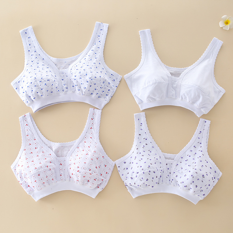 Medvilninė liemenėlė-vest, be formuojamų kaušių, kvėpuojanti, su fiksuotais dvigubais petnešomis