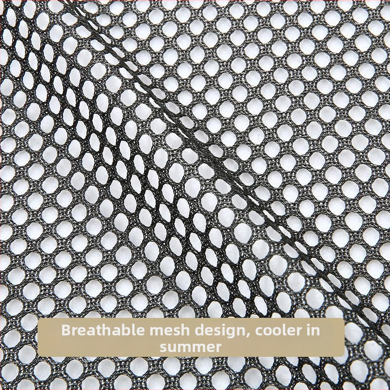 Férfi pamut mellény lyukasztott mintával, vékony nyári viselet, sok zseb, áteresztő hálós anyag, V-nyakú cipzárral