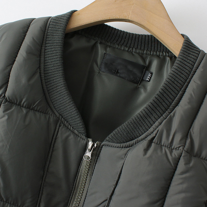 Vīriešu ziemas veste no poliestera ar rāvējslēdzēju, bez kapuces, sānu kabatas, ikdienas valkāšanai