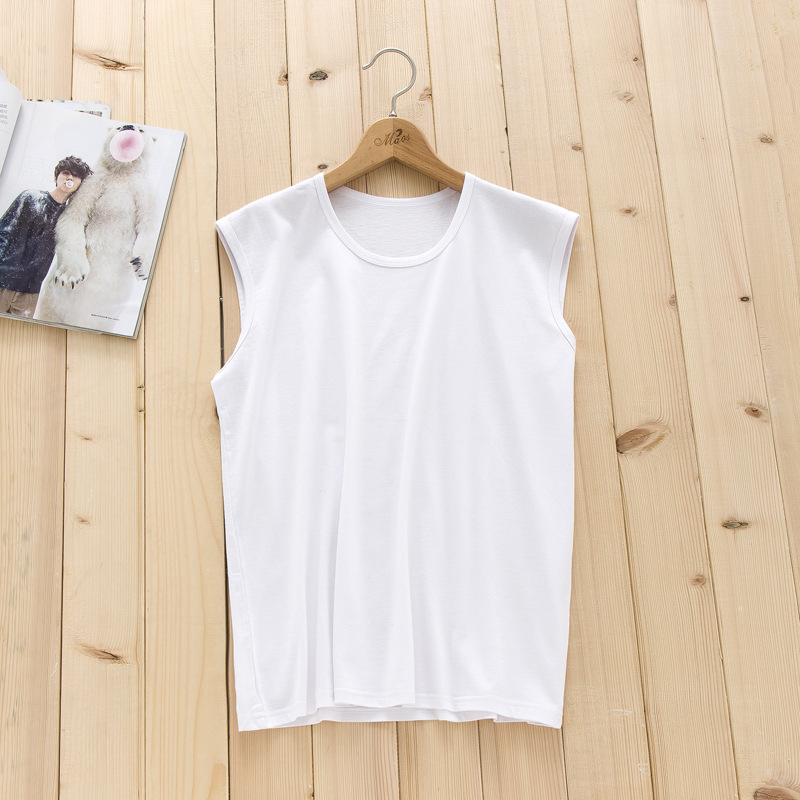 100% medvilninė moterų be rankovių liemenė su plačiomis pečiais, minimalistinis stilius, 2024 vasara, gamybos ciklas 30 dienų