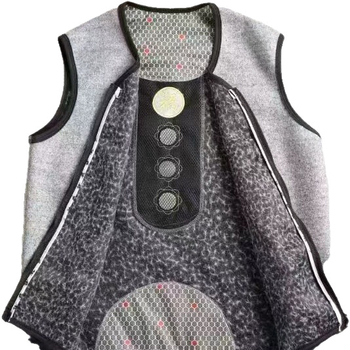 Vestă din fibră de poliester, 90–95% poliester, iarna 2023, stil retro chinezesc