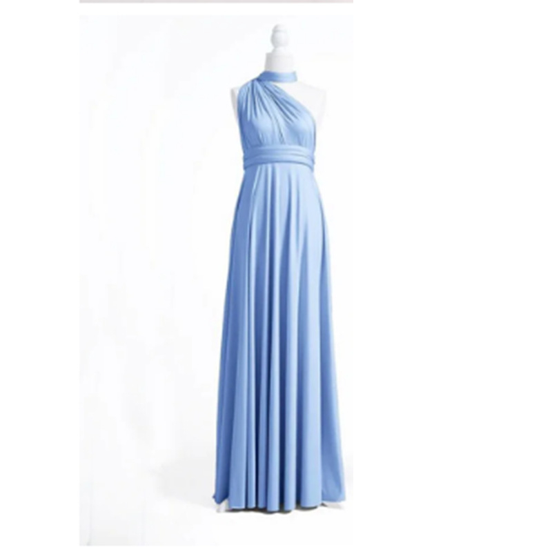 Bandage haljina s vezivanjem, prekriženi leđa i otvoreni dio, bez rukava, V izrez, visok struk, elastični poliester s spandeksom, duga i kratka verzija