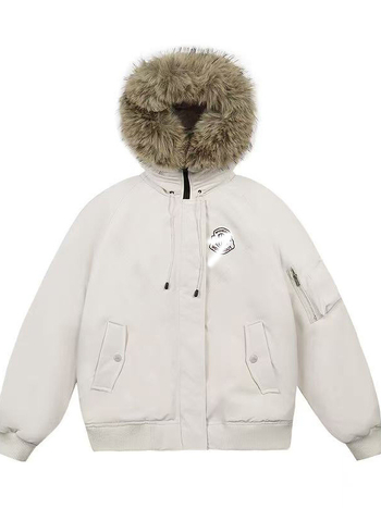Ženski zimski parka s izolacijom od down-pamuka, debeli podstavljeni kaput u stilu workwear