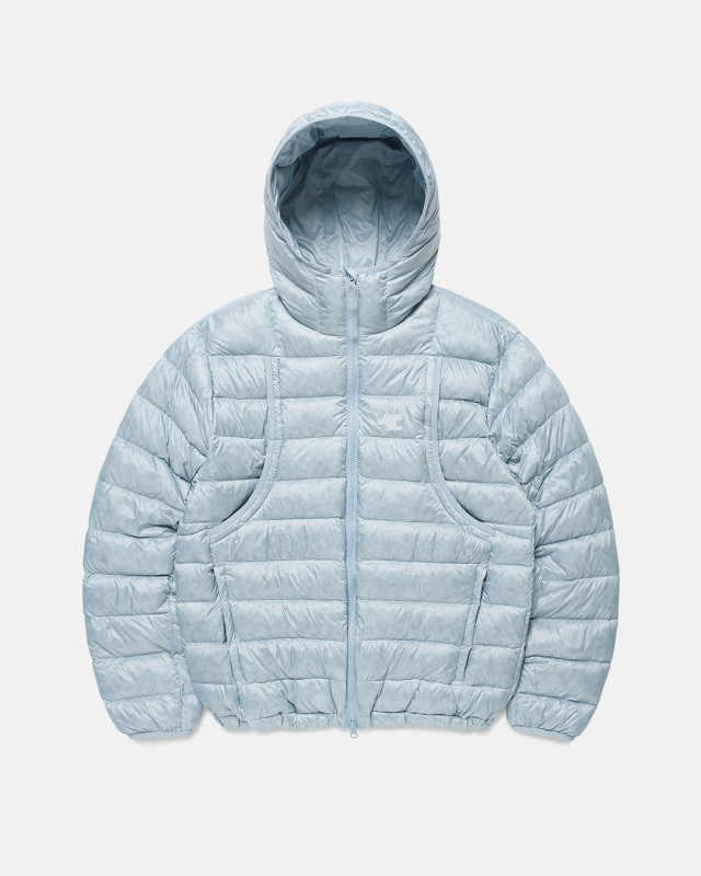 Unisex jakna s kapuljačom i izvezenim detaljima, slobodan kroj, gradski streetwear s retro hip-hop dizajnom