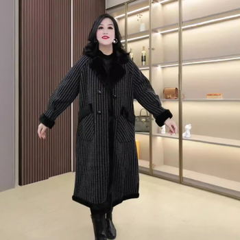 2024. gada ziemas jaka no kokvilnas-poliestera maisījuma, vidēja garuma 50–65 cm, vienkrāsaina, ikdienas stilam