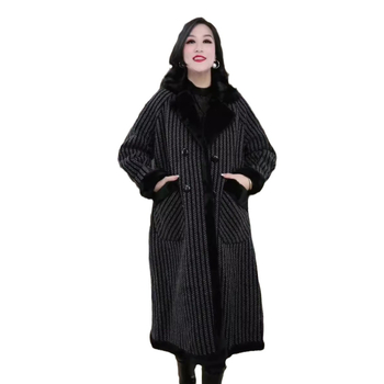 2024. gada ziemas jaka no kokvilnas-poliestera maisījuma, vidēja garuma 50–65 cm, vienkrāsaina, ikdienas stilam