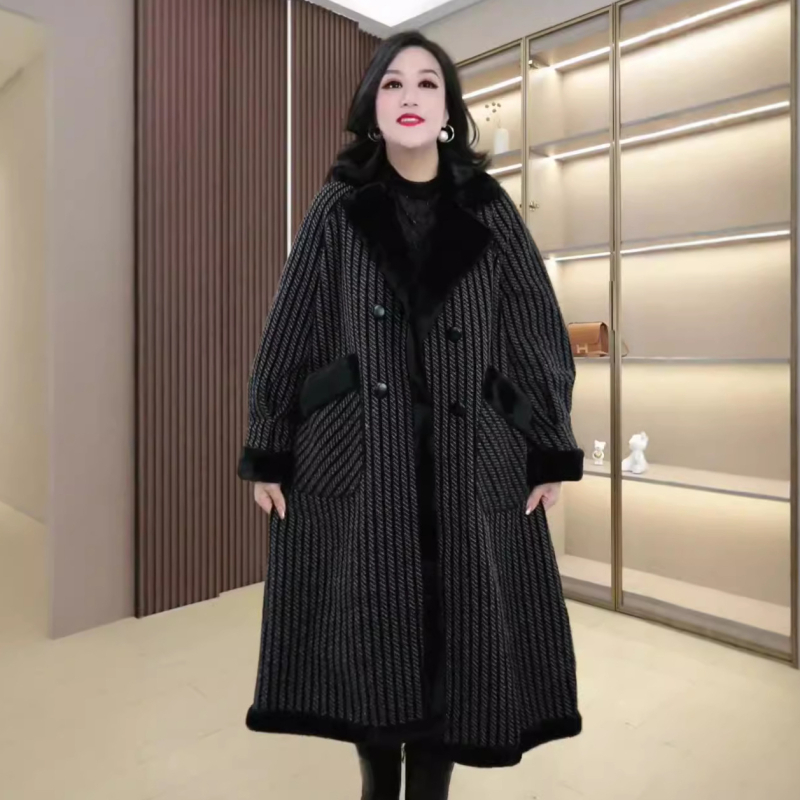 2024. gada ziemas jaka no kokvilnas-poliestera maisījuma, vidēja garuma 50–65 cm, vienkrāsaina, ikdienas stilam