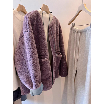 Női fleece kabát lazán szabott, polo gallér, cipzár, hosszú ujjú, közepes vastagság