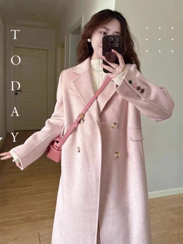 Női gyapjúkabát, karcsú fazon, öltönygallér, egysoros gombolás, 95% feletti gyapjú, téli 2024 kollekció