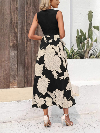 AORUN haljina – elegantan svakodnevni stil, duga haljina, struk na srednjoj visini, rastezljiva tkanina