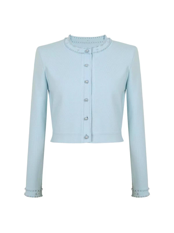 Set top tricotat din viscoză și rochie, guler rotund, talie medie, croială A-line, primăvara 2025