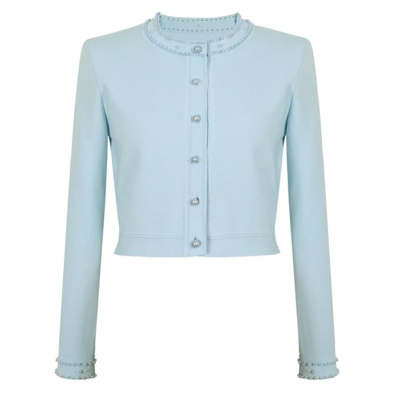 Set top tricotat din viscoză și rochie, guler rotund, talie medie, croială A-line, primăvara 2025