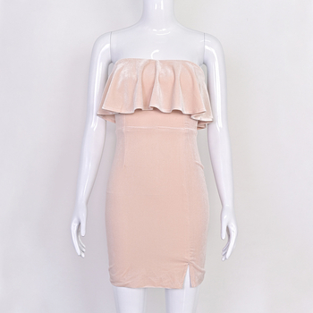 Ruha egyszínű mintával, magas derék, ceruza siluett, ujj nélküli, cipzár, poliészter anyagú