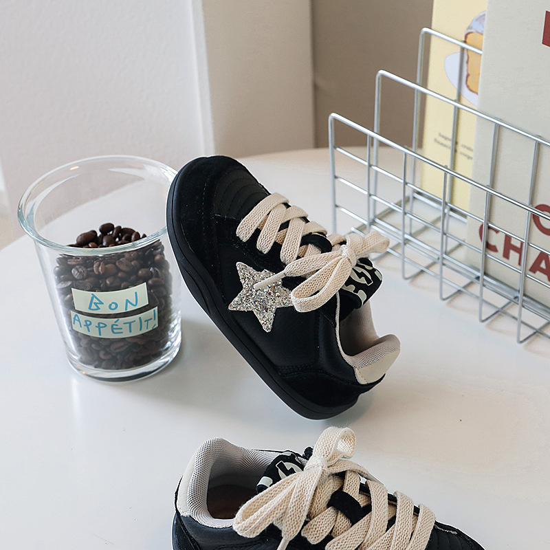 Детски обувки от естествена кожа за свободно време, унисекс, с велкро закопчаване, високи върхове, гумена противохлъзваща подметка