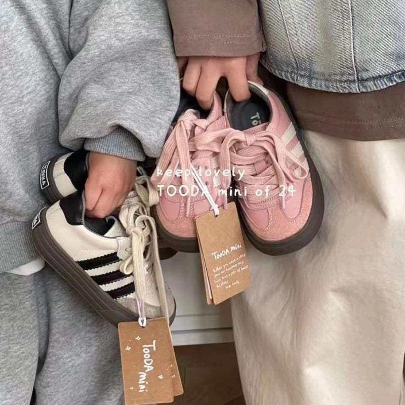 Dječje tenisice s niskim gornjim dijelom, Velcro kopča, gumeni potplat, unisex, korejskog stila