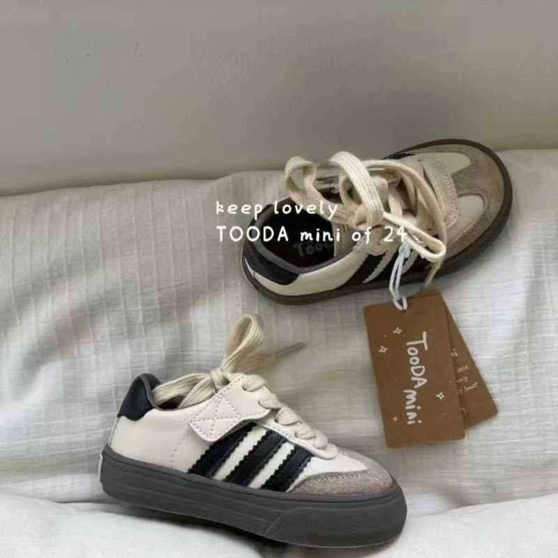 Dječje tenisice s niskim gornjim dijelom, Velcro kopča, gumeni potplat, unisex, korejskog stila