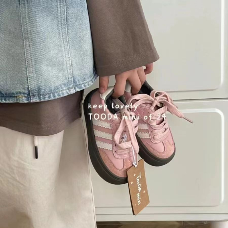 Dječje tenisice s niskim gornjim dijelom, Velcro kopča, gumeni potplat, unisex, korejskog stila