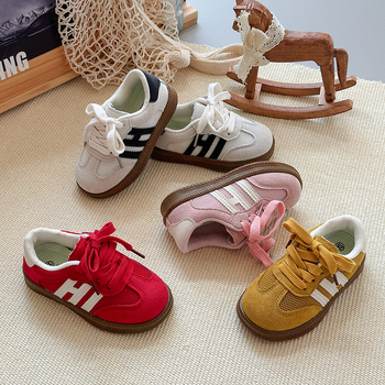 Adidași pentru copii cu plasă, ușori, talpă din cauciuc antiderapant, închidere Velcro, unisex