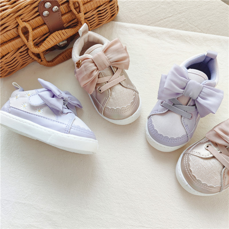 Adidași platformă pentru fete, din pânză, cu închidere Velcro, stil coreean