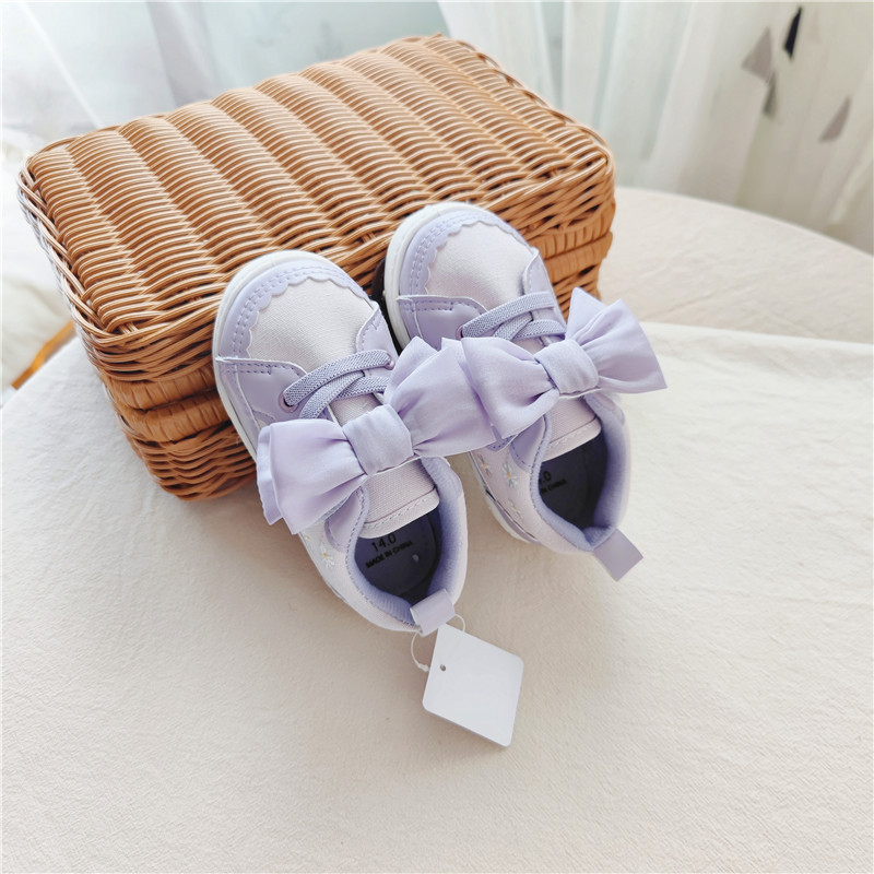 Adidași platformă pentru fete, din pânză, cu închidere Velcro, stil coreean