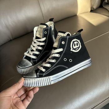 Унисекс детски платформи от платно, гумена подметка, ретро стил, средна височина, за деца 4–16 г