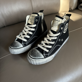 Унисекс детски платформи от платно, гумена подметка, ретро стил, средна височина, за деца 4–16 г