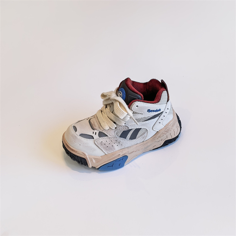 Детски маратонки с висока горна част, унисекс, велкро закопчаване, зима 2025, горна материя: супер влакна, подметка: гума